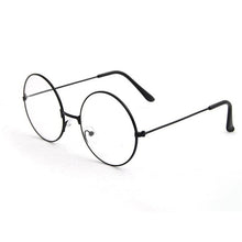 Load image into Gallery viewer, Vintage Retro Round Flat Glasses Gold Eyeglass Frame Man Plain Glass Clear Eyeglasses Eye Glasses Frames For Women Men 6 Colors