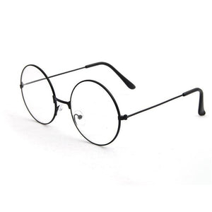 Vintage Retro Round Flat Glasses Gold Eyeglass Frame Man Plain Glass Clear Eyeglasses Eye Glasses Frames For Women Men 6 Colors