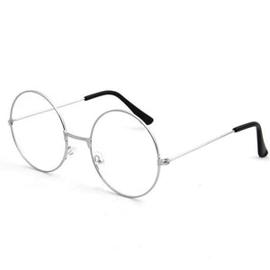Vintage Retro Round Flat Glasses Gold Eyeglass Frame Man Plain Glass Clear Eyeglasses Eye Glasses Frames For Women Men 6 Colors